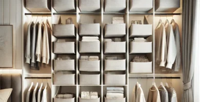 Organizadores de ropa y cajones para optimizar el espacio